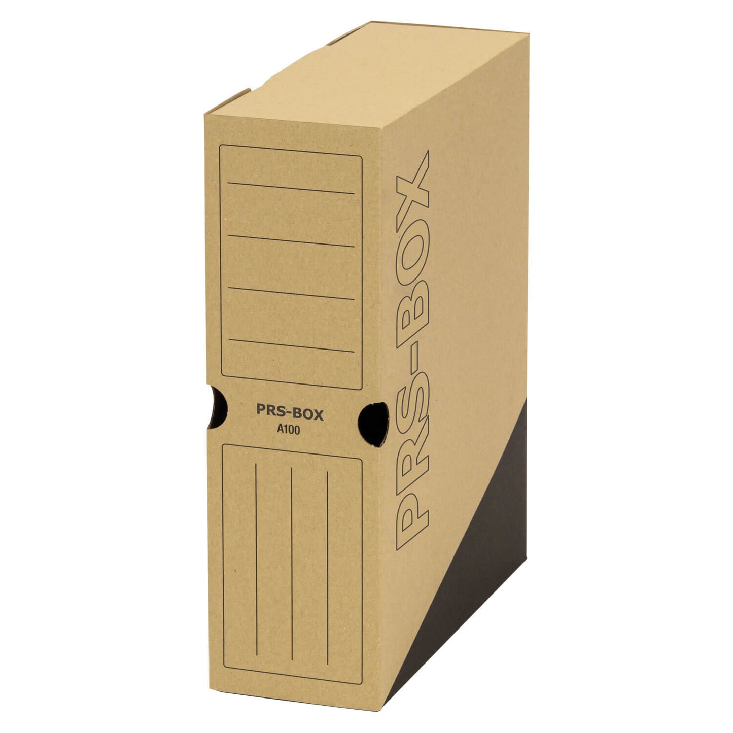 PRS Archivbox A100, Natur/Schwarz, 100mm, 20 Stück