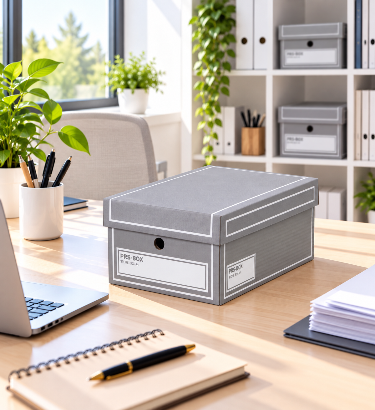 PRS Store boîtes A4, gris, 10 pièces