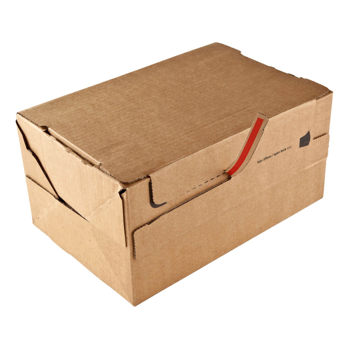 ColomPac manipulationssicherer Automatikboden mit Selbstklebeverschluss an Boden und Deckel, 10 Stück/Packung