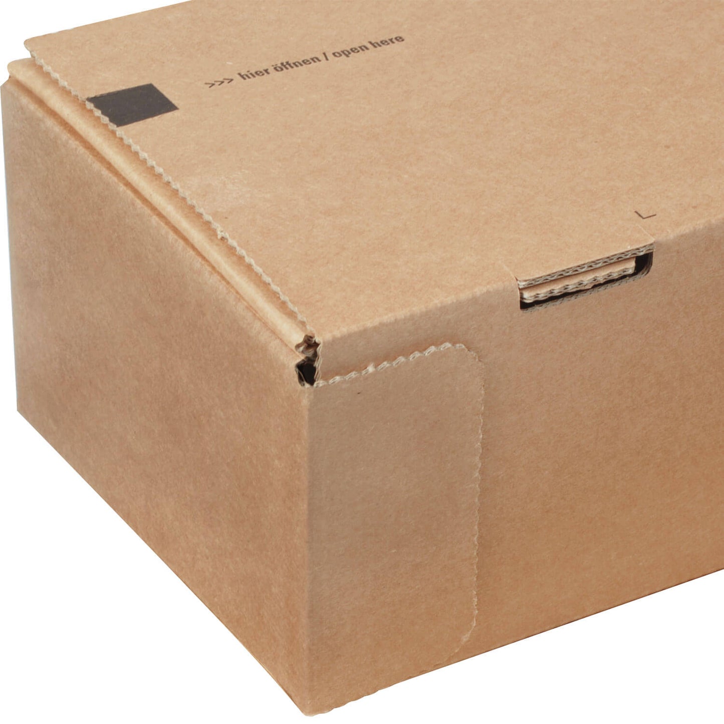 ColomPac doppelwelliger Blitzbodenkarton mit Z-Faltung und vollüberlappendem Deckel, braun, diverse Formate, 10 Stück/Packung