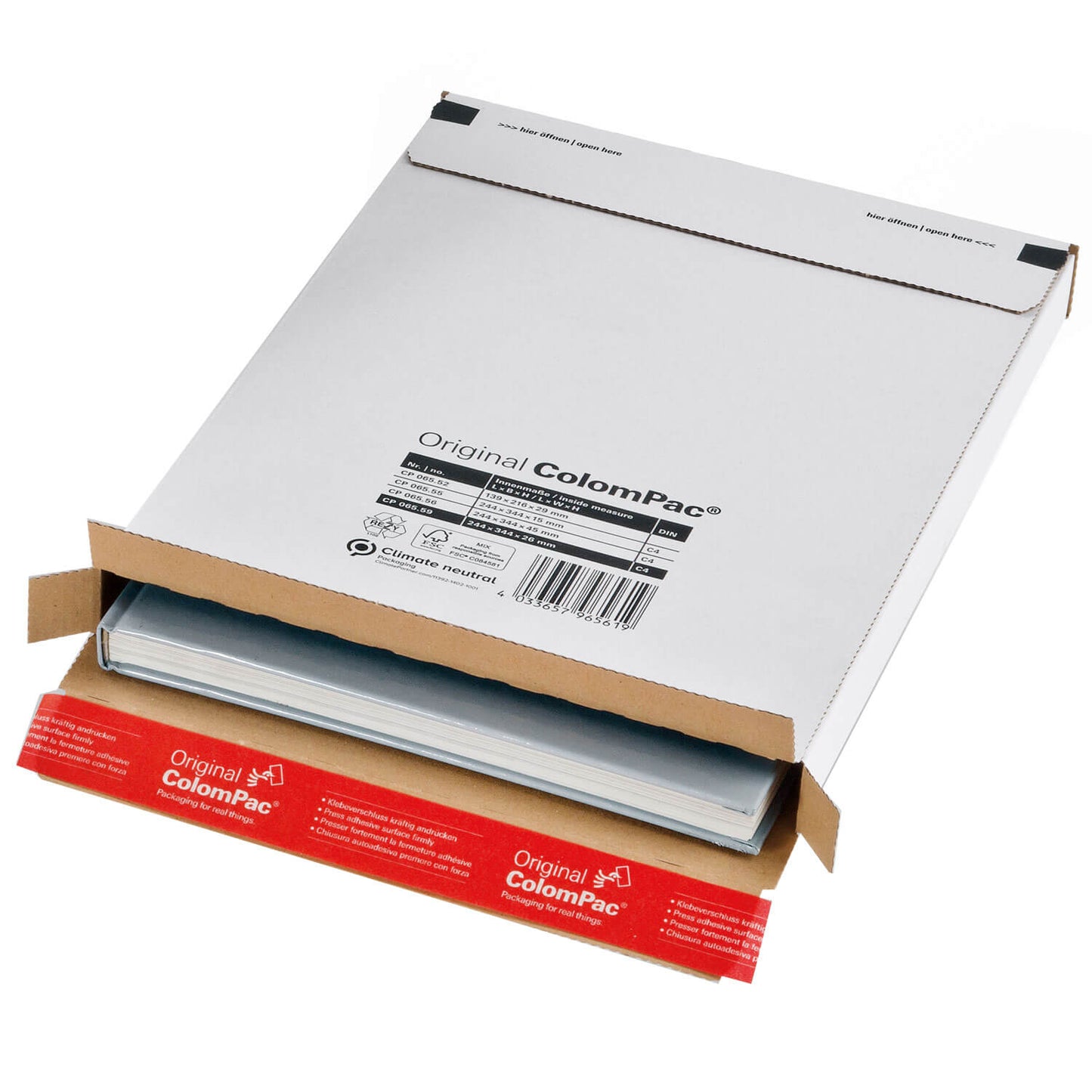 ColomPac Kurierpaket, weiß, 4 Formate, 100 Stück/Packung