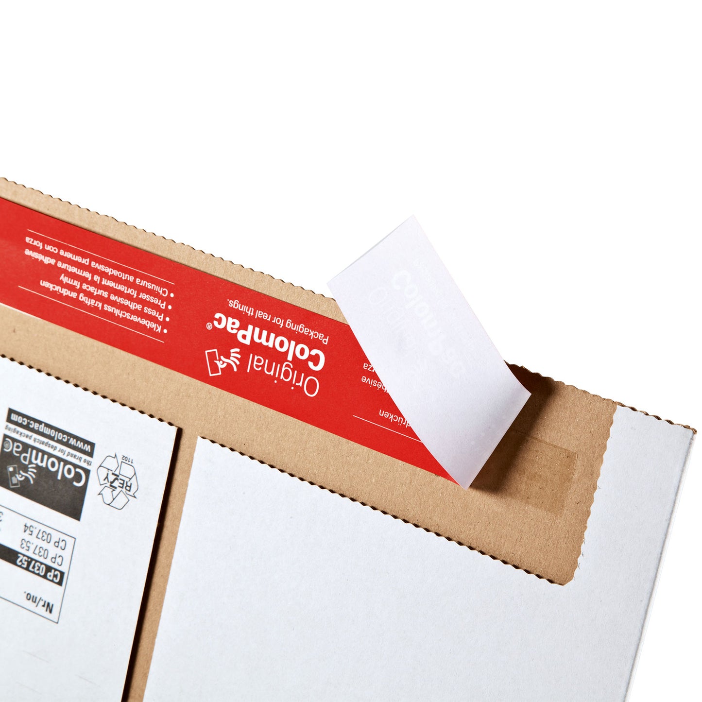 ColomPac Universal-Versandverpackung mit doppeltem SK-Verschluss, weiß, diverse Formate, 20 Stück/Packung