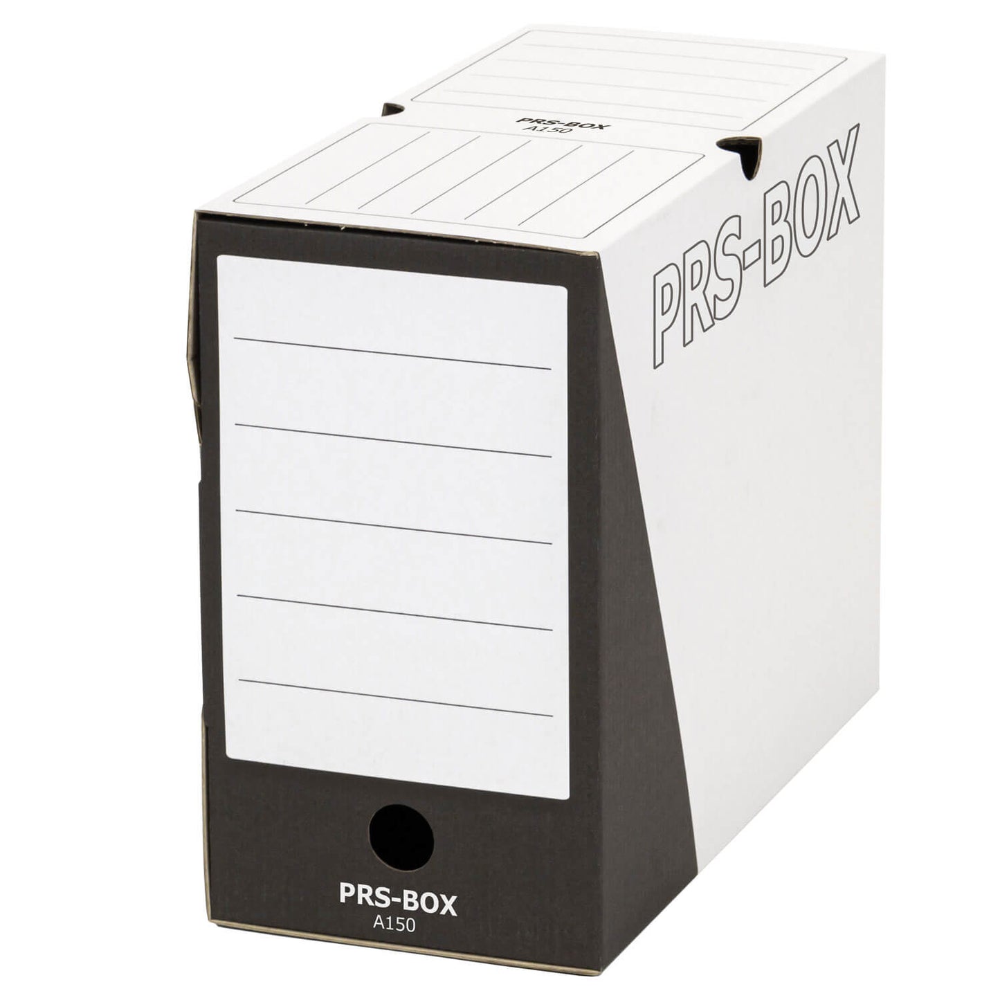 PRS Archivbox A150, Weiß/Schwarz, 150mm, 20 Stück