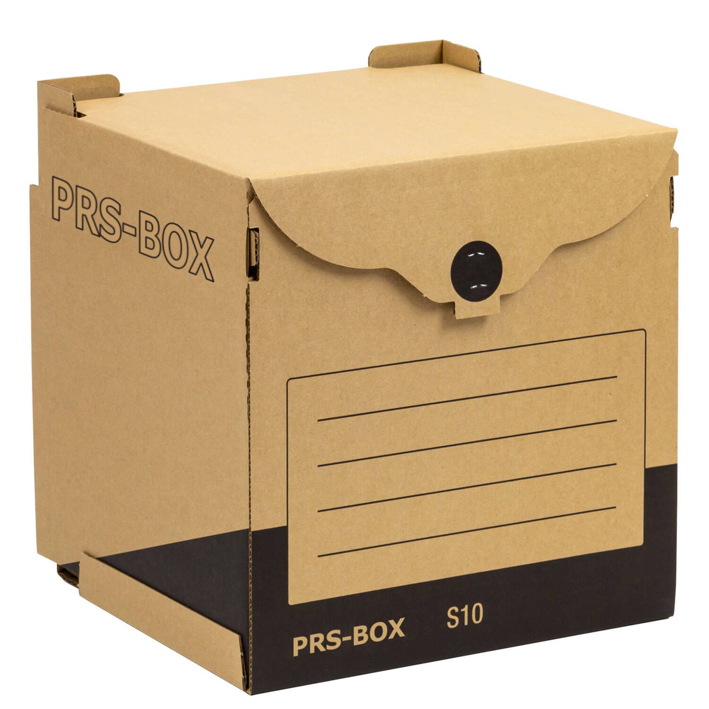 PRS Sammelbehälter S10, Natur/Schwarz, 10 Stück