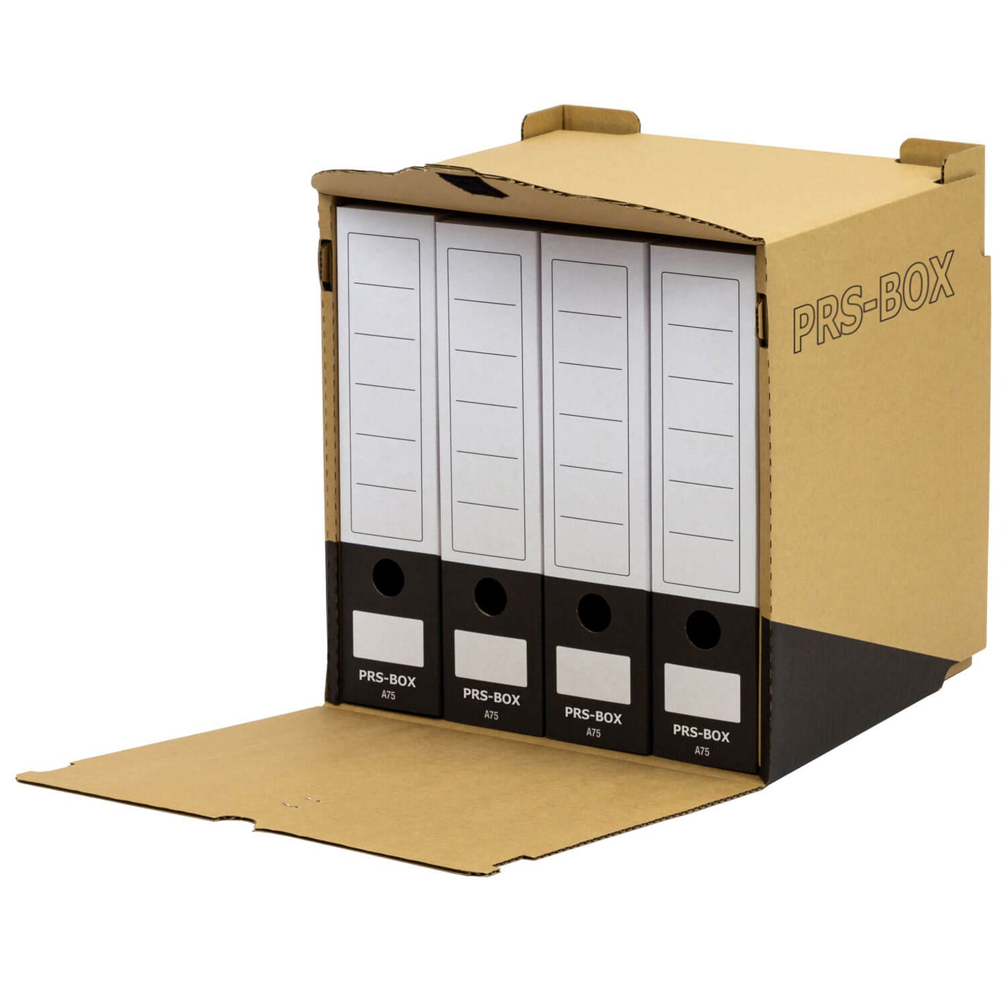 PRS Sammelbehälter S10, Natur/Schwarz, 10 Stück