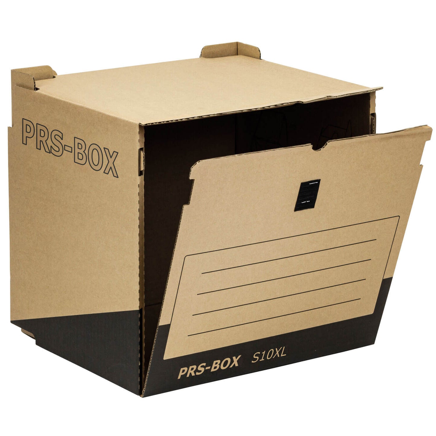 Pressel collection container S10 XL, natural/black, 10 pieces