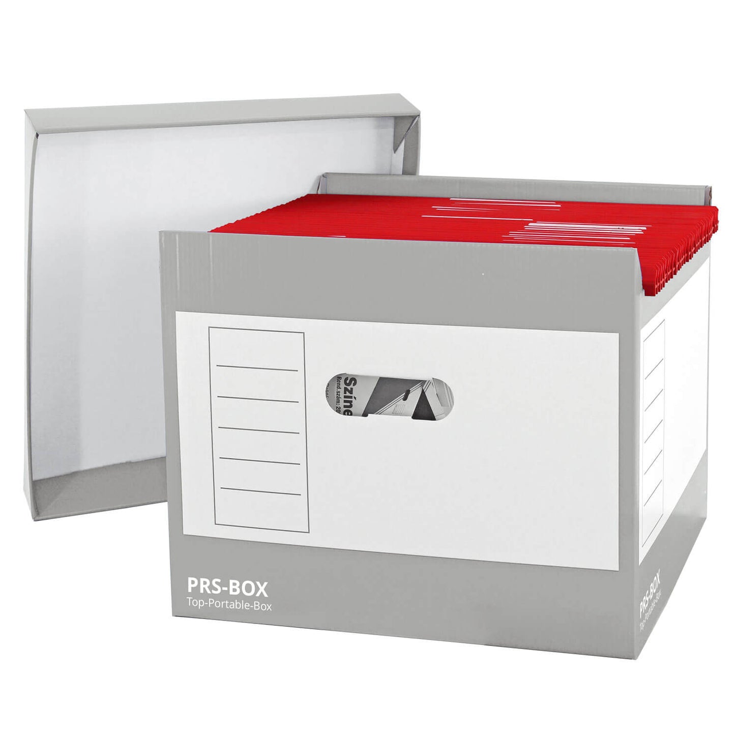 PRS Top-Portable-Box, Grau, 2 Stück