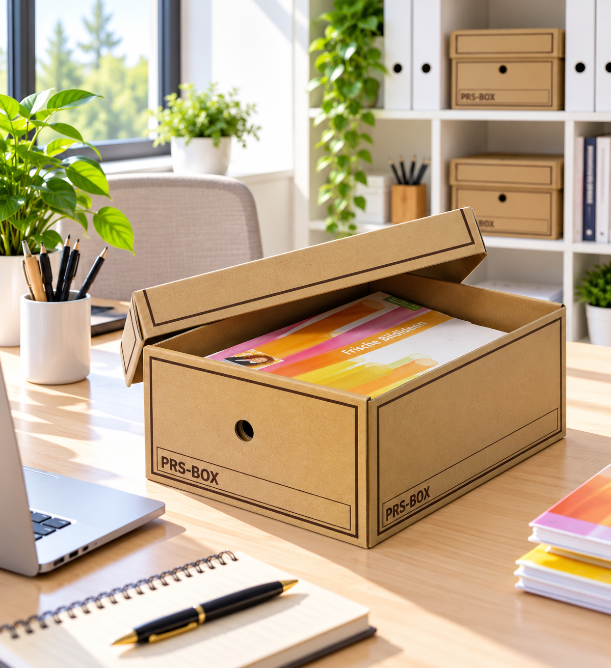 PRS Store boîtes A4, naturel, 10 pièces