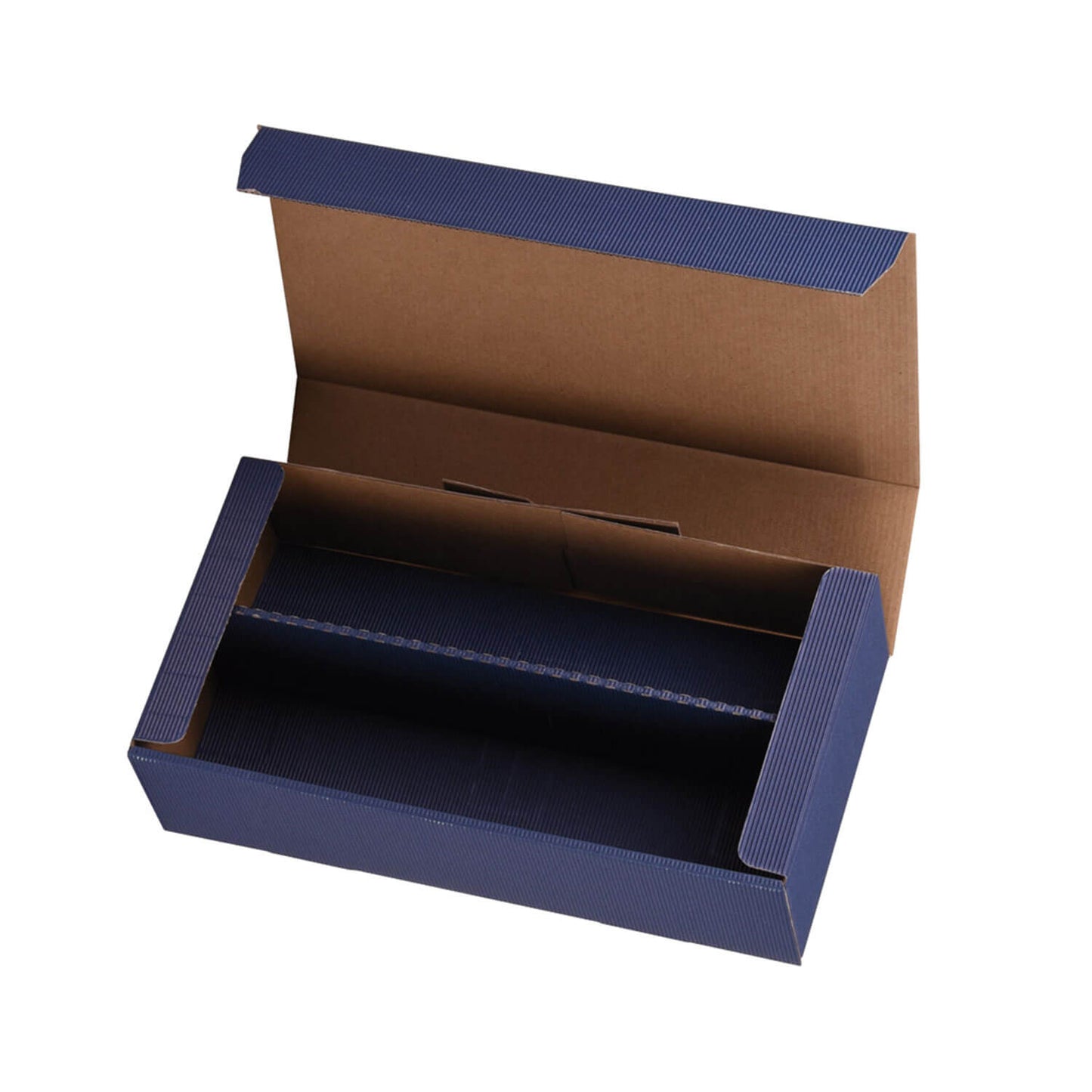 PRS-EP Flascheneinlage für Flaschenklappschachtel im "OpenWave" Design für 2 Flaschen, 4 Farben, 25 Stk./Pkg.