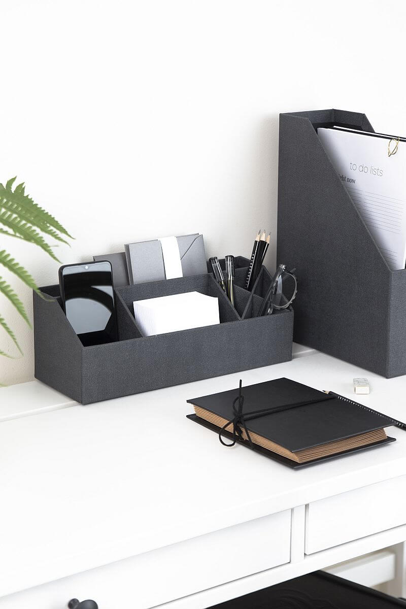 BIGSO Schreibtischorganizer ELISA, Schwarz, 1 Stück  - Ab Mitte Dezember erhältlich