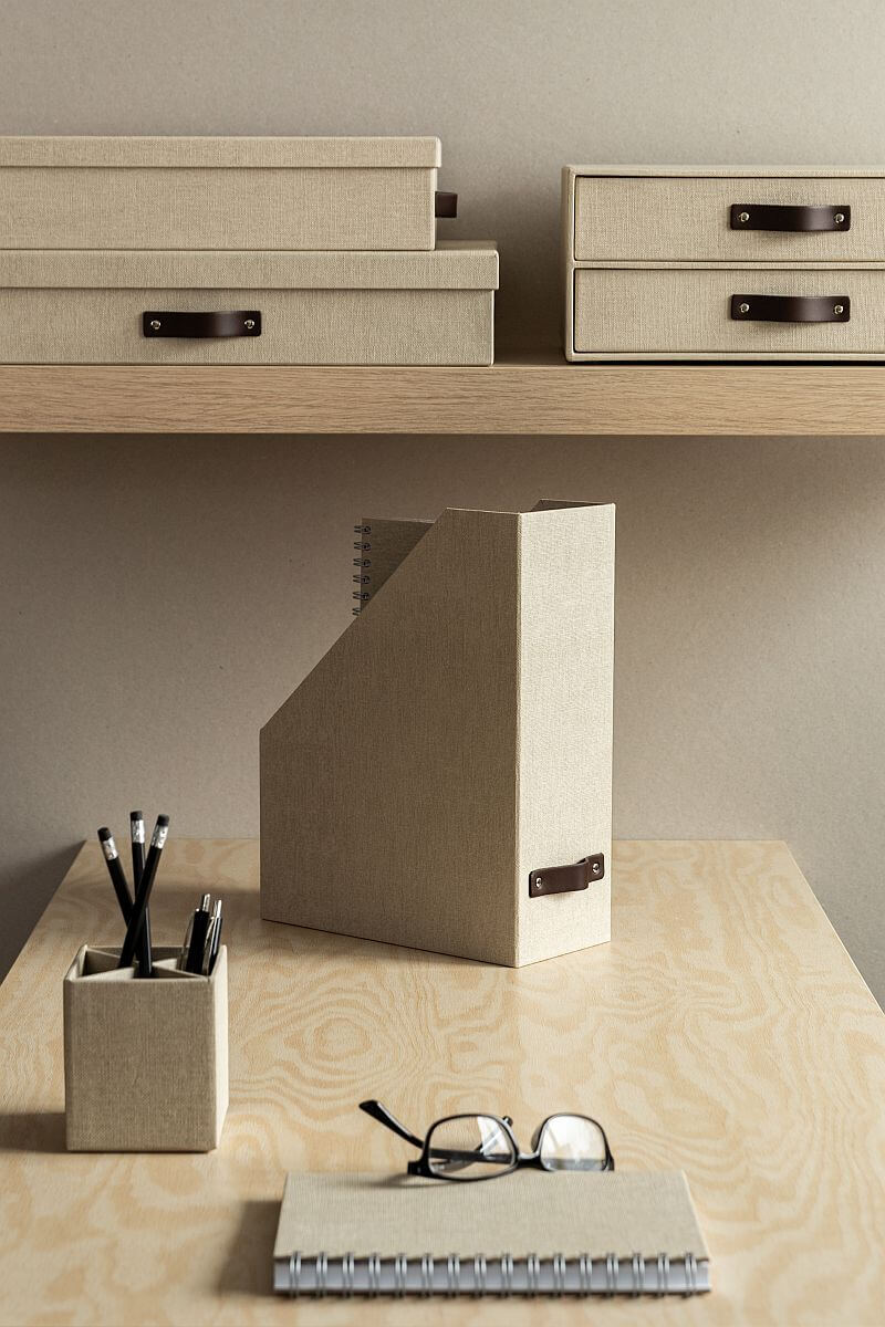 BIGSO Stehsammler ESTELLE, Leinen, 1 Stück - Ab Mitte Dezember erhältlich