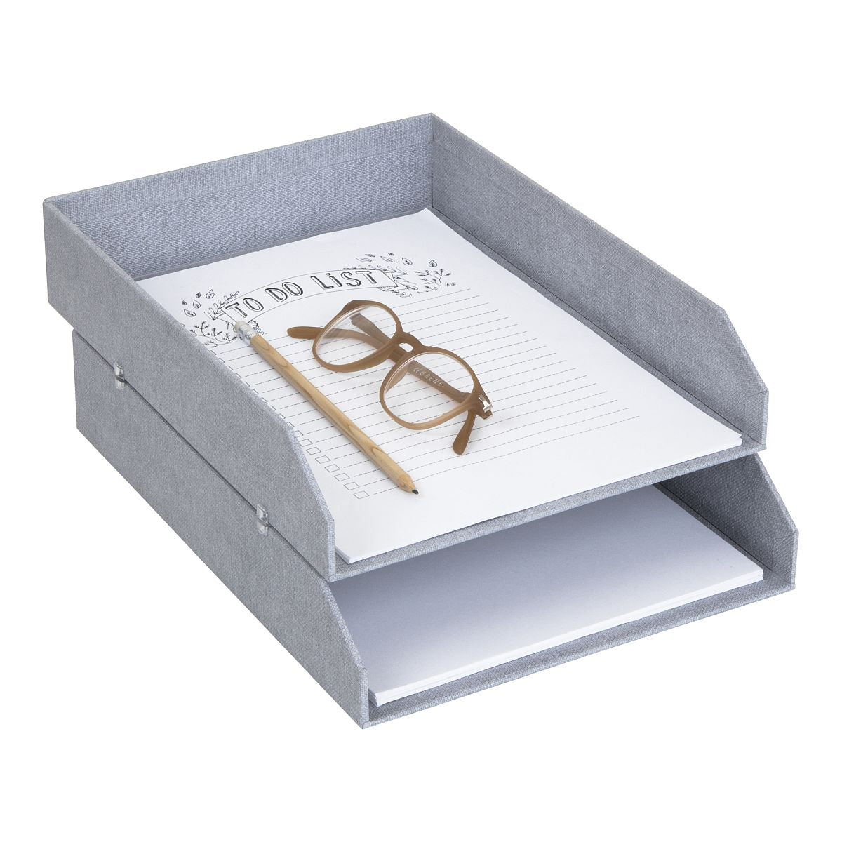 BIGSO Postfächer HAKAN, für A4, Hellgrau, 2 Stück - Ab Mitte Dezember erhältlich